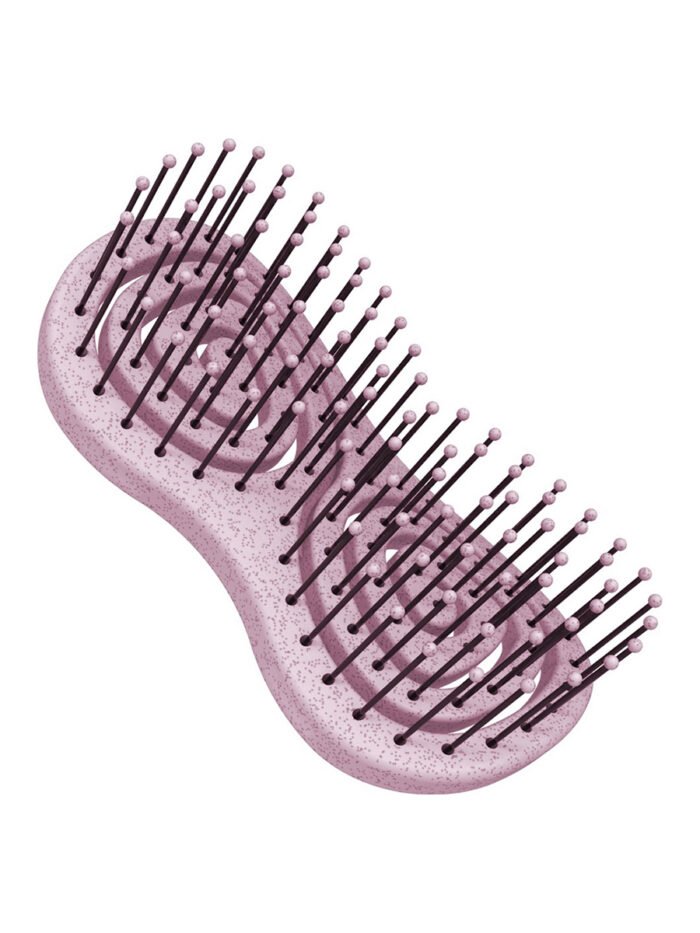 Hairway Wellness hair brush "Organica" lilac No. 08096-06