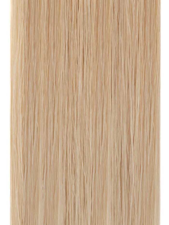 Metalic Silver - 10 Luxury-Tape-Extensions aus Echthaar